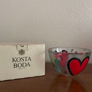 Kosta Boda Heart ❤️ Bowl